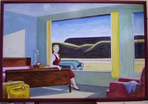 Ceramiche d-Arte di Albisola - " Western Motel" copia 
Dipinto ad olio